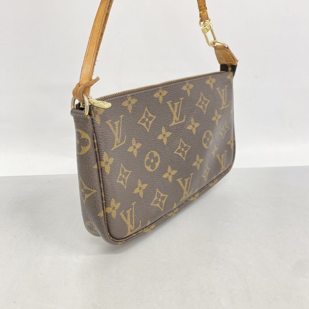 LOUIS VUITTON Brown Monogram Pochette Pouch - Picture 2 of 10